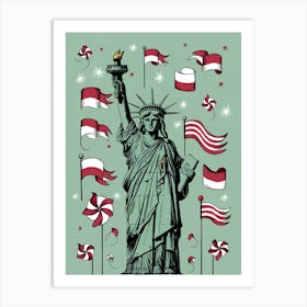 Statue Of Liberty 3 Art Print