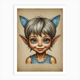 Little Elf Art Print