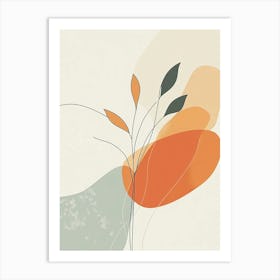 Abstract Flower Canvas Print 4 Art Print