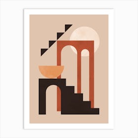Architectural forms 8 Art Print