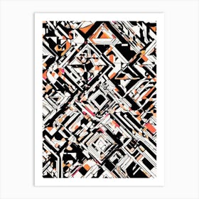 Abstract Geometric Pattern 3 Art Print