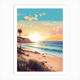 A Vibrant Painting Of Esperance Beach Australia 3 Art Print