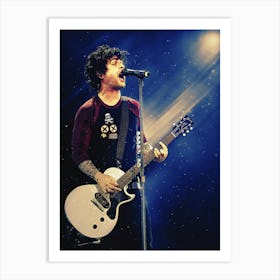 Superstars Of Billie Joe Armstrong Playing At Rock Im Park In 2013 Art Print