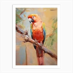 Bird Painting Macaw 1 Art Print
