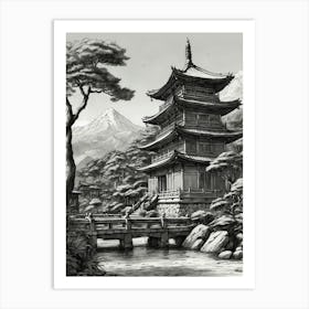 Asian Pagoda Art Print