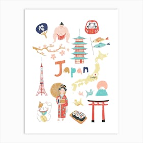 Travel Japan Art Print