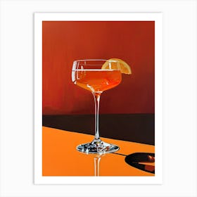 Aperol Cocktail 2 Art Print