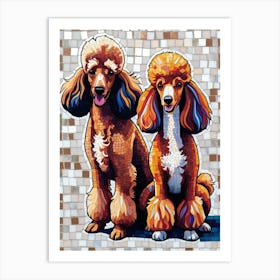 Poodles Art Print