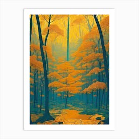 Autumn Forest 70 Art Print