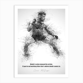 Conor Mcgregor Ufc Sketch Art Print