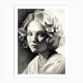 Sans Titre - 02-10-24 (Anna Sten) Art Print