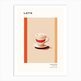 Latte Coffee Art Print