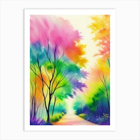 Rainbow Road Art Print