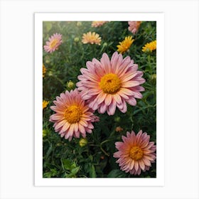 Chrysanthemums Art Print