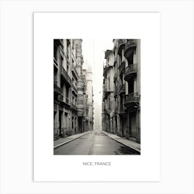 Poster Of Santander, Spain, Photography In Black And White 2 Art Print