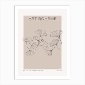 Neutral Botanical Art Boheme - La Collection Botanique Art Print