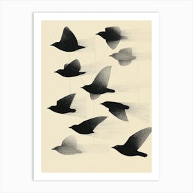 Birds In Flight 1 Art Print