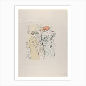Alors Vous Êtes Sages, Henri de Toulouse-Lautrec Art Print