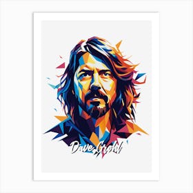 Dave Grohl Foo Fighter 03 Art Print