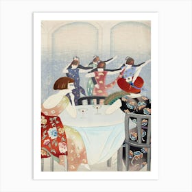 Danssalon In Het New Carlton Hotel In Shanghai (1924) By Yamamura Toyonari Art Print