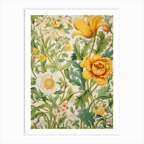 Floral Wallpaper 272 Affiche