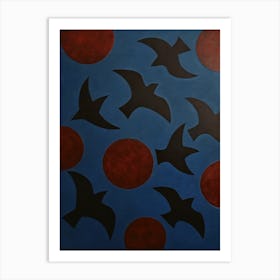 Birds In Flight 1 Art Print