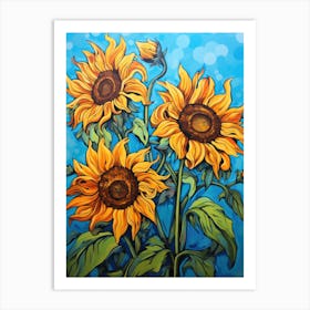 Sunflowers 43 Art Print