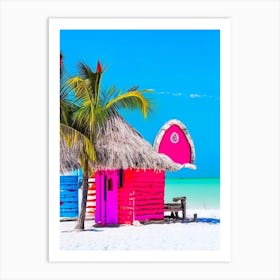 Isla Holbox Mexico Pop Art Photography Tropical Destination Art Print