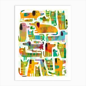 Tats And Dods Art Print