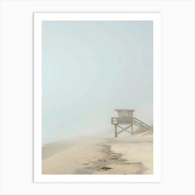 Lifeguard Tower 8 Art Print