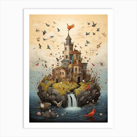 'The Island Of Birds' art print Art Print