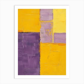 Purple Squares 6 Art Print