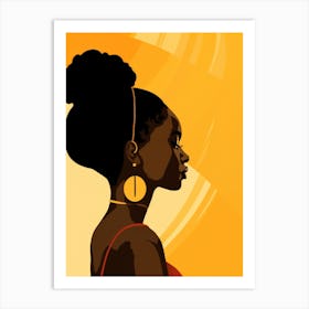 Portrait Of African Woman 18 Art Print