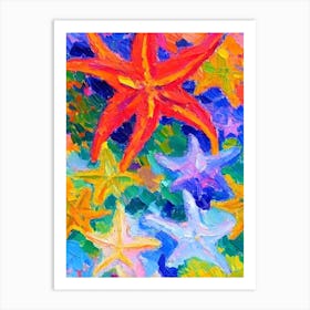 Sea Star (Starfish) II Matisse Inspired Art Print