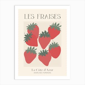 Les Fraises Art Print