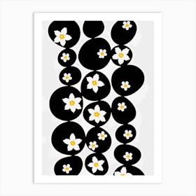 Daffodil Abstract Art Print