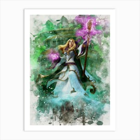 Aegwynn World Of Warcraft 1 Art Print