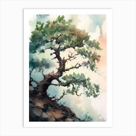 Watercolor Of A Tree 2 Art Print