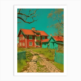 Old House in a Small Town in the South Art Print