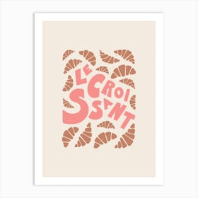 Le Croissant French Art Print