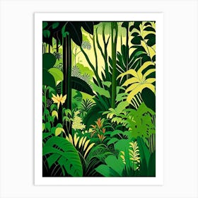 Majestic Jungles 6 Rousseau Inspired Art Print