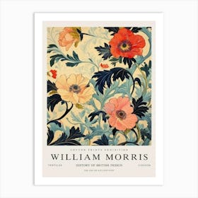 william morris floral art print Art Print