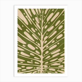 Sahara Palm Leaf Art Print
