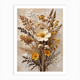 Fleurs Sechees, Dried Flowers Exhibition Poster 23 Art Print (11) Art Print