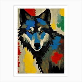 Wolf Painting Art Print