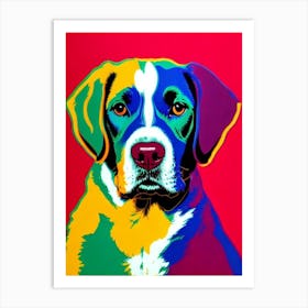 Grand Basset Griffon Vendeen Andy Warhol Style Dog Art Print