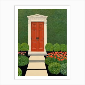 Red Door 2 Art Print