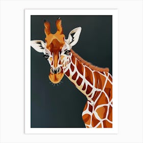 Giraffe Canvas Art 5 Art Print