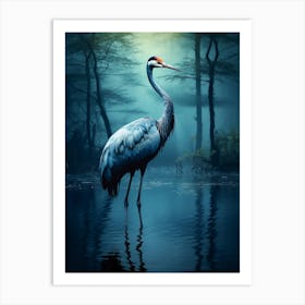 Blue Heron Art Print