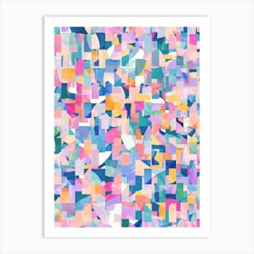 Sea Glass - Pink Art Print